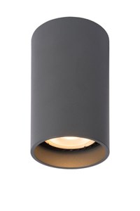 Lucide DELTO - Foco de techo - Ø 5,5 cm - LED Dim to warm - GU10 - 1x5W 2200K/3000K - Gris AAN 6