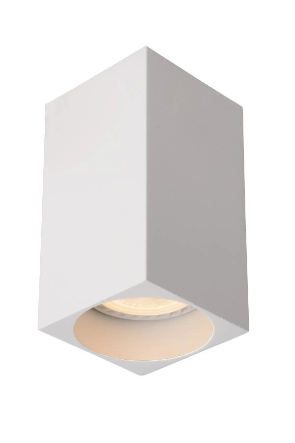 Lucide DELTO - Spot plafond - LED Dim to warm - GU10 - 1x5W 2200K/3000K - Blanc - allumé 1