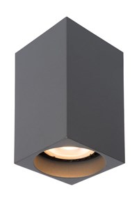 Lucide DELTO - Plafondspot - LED Dim to warm - GU10 - 1x5W 2200K/3000K - Grijs aan 6