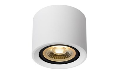 Lucide FEDLER - Deckenstrahler - Ø 12 cm - LED Dim to warm - GU10 (ES111) - 1x12W 2200K/3000K - Weiß