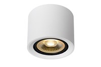 Lucide FEDLER - Plafondspot - Ø 12 cm - LED Dim to warm - GU10 (ES111) - 1x12W 2200K/3000K - Wit aan 1