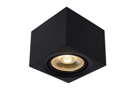 Lucide FEDLER - Spot plafond - LED Dim to warm - GU10 (ES111) - 1x12W 2200K/3000K - Noir AAN