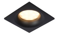 Lucide ZIVA - Spot encastrable Salle de bains - 1xGU10 - IP44 - Noir AAN