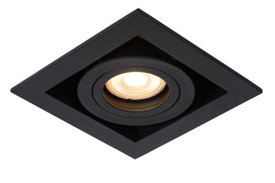 Lucide CHIMNEY - Recessed spotlight - 1xGU10 - Black