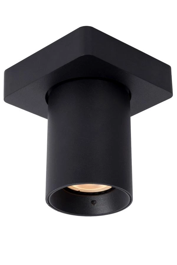 Lucide NIGEL - Spot plafond - LED Dim to warm - GU10 - 1x5W 2200K/3000K - Noir - AAN