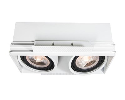 Lucide TRIMLESS - Inbouwspot - 2xGU10 (ES111) - Wit