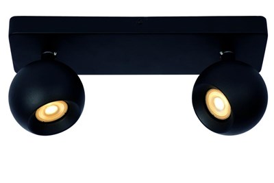 Lucide FAVORI - Spot plafond - 2xGU10 - Noir