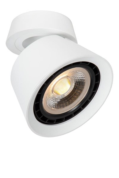 Lucide TRIGONO - Plafondspot - Ø 12,6 cm - 1xGU10 (ES111) - Wit