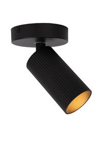 Lucide CLUBS - Ceiling spotlight - 1xGU10 - Black on