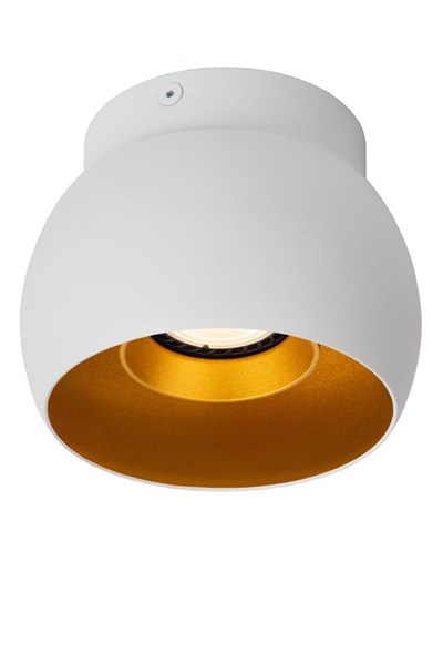 Lucide TORBEN - Ceiling spotlight - Ø 12,5 cm - 1xGU10 - White