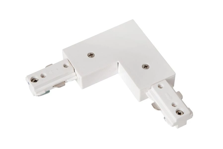 Lucide TRACK L-connector - 1-circuit Track lighting system - Right - White (Extension) - on 1