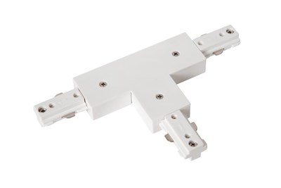 Lucide TRACK Conector en T- Sistema de carril monofásico / Iluminación con rieles - Blanco (Extensión)