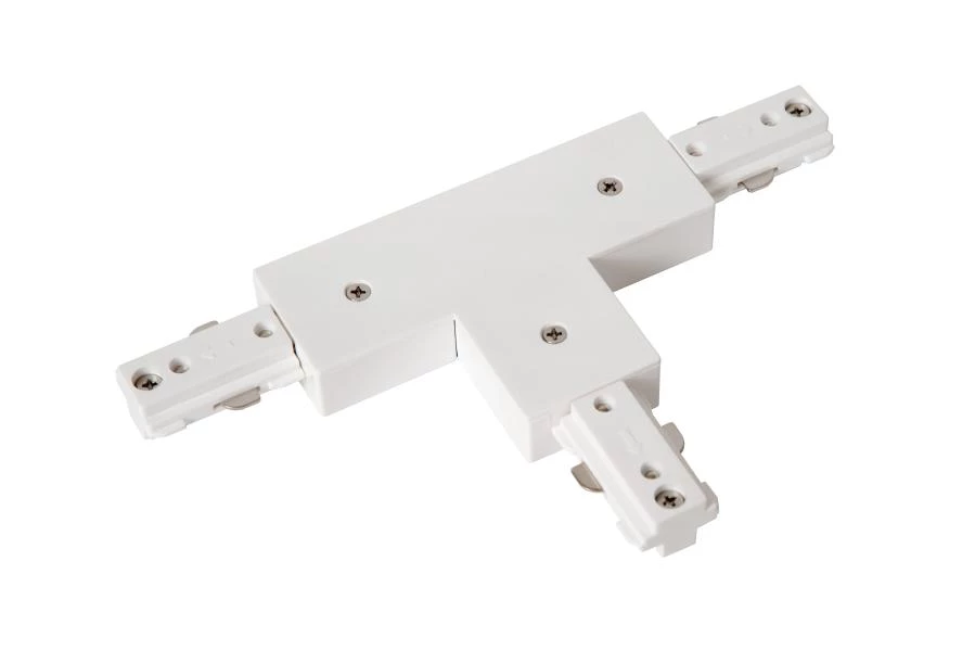 Lucide TRACK Conector en T- Sistema de carril monofásico / Iluminación con rieles - Blanco (Extensión) - AAN 1