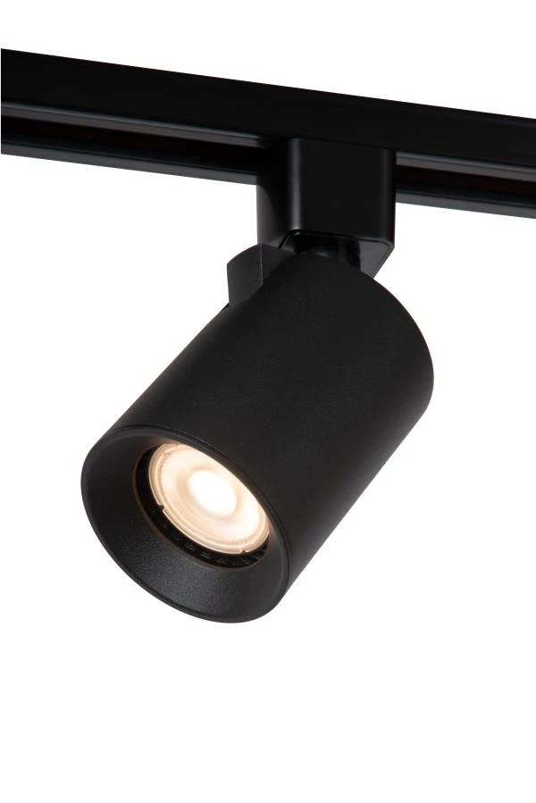Lucide TRACK NIGEL Spotlight - 1-phase Track lighting / System - 1xGU10 - Black (Extension) - on