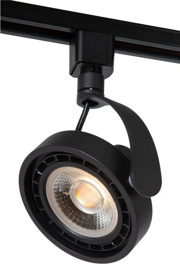 Lucide TRACK DORIAN Track Spotlight - 1-phase Track lighting / System - 1xES111 - Black (Extension) - on