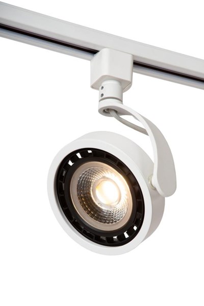 Lucide TRACK DORIAN Track spot - 1-circuit Track lighting system - 1xES111 - White (Extension)
