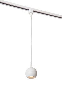 Lucide TRACK FAVORI pendant - 1-circuit Track lighting system - 1xGU10 - White (Extension) on 1