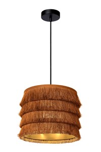 Lucide EXTRAVAGANZA TOGO - Pendant light - Ø 25 cm - 1xE27 - Ocher Yellow on 4