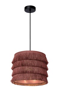 Lucide EXTRAVAGANZA TOGO - Pendant light - Ø 25 cm - 1xE27 - Pink on 6