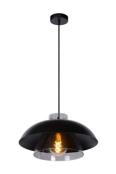 Lucide AVONMORE - Hanglamp - Ø 40 cm - 1xE27 - Zwart