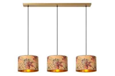 Lucide TANSELLE - Pendant light - 3xE27 - Multicolor