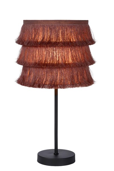 Lucide EXTRAVAGANZA TOGO - Lámpara de mesa - Ø 18 cm - 1xE14 - Rosa
