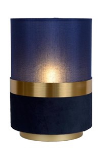 Lucide EXTRAVAGANZA TUSSE - Tischlampe - Ø 15 cm - 1xE14 - Blau EINgeschaltet 5