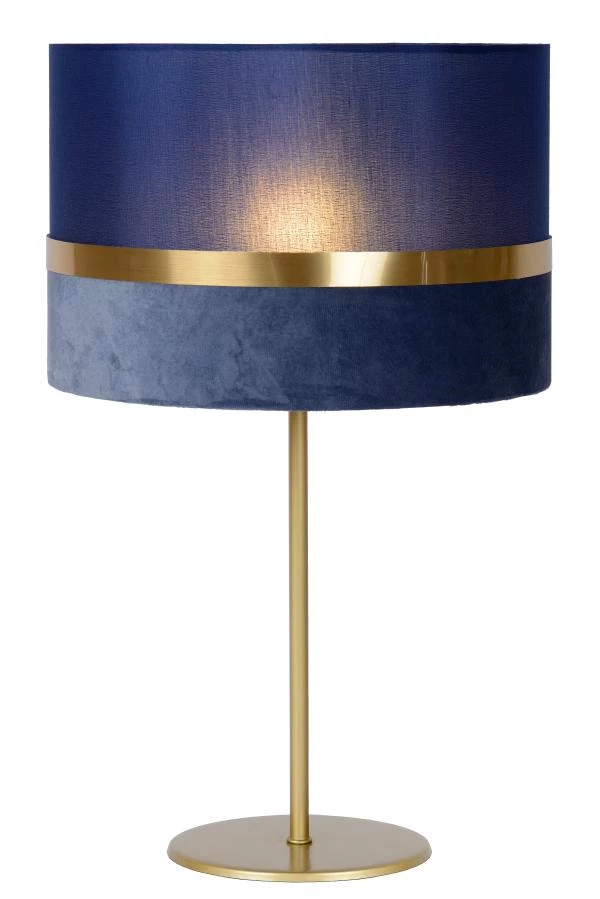 Lucide EXTRAVAGANZA TUSSE - Lampe de table - Ø 30 cm - 1xE14 - Bleu - allumé 5