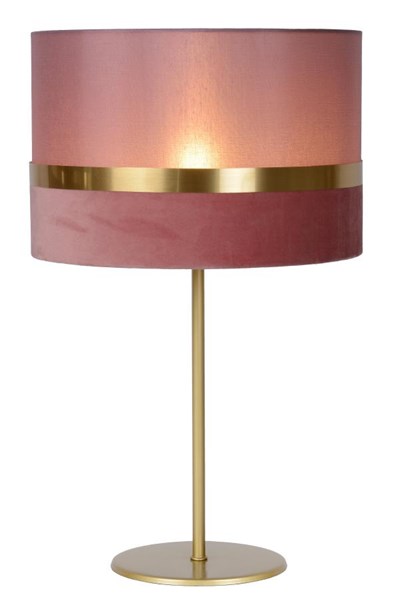 Lucide EXTRAVAGANZA TUSSE - Lampe de table - Ø 30 cm - 1xE14 - Rose