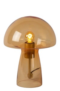 Lucide FUNGO - Lampe de table - 1xE27 - Orange allumé 3