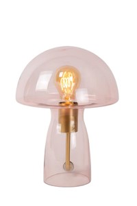 Lucide FUNGO - Table lamp - 1xE27 - Pink on 6