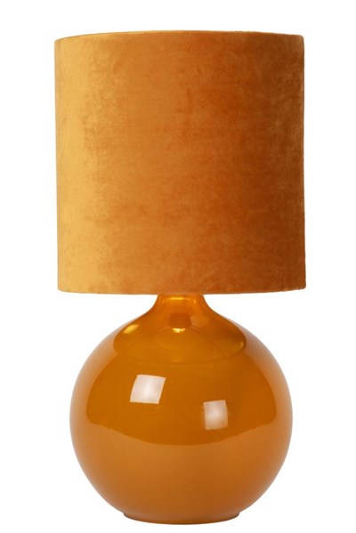 Lucide ESTERAD - Lampe de table - 1xE14 - Jaune Ocre