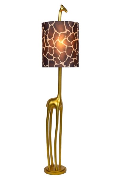 Lucide EXTRAVAGANZA MISS TALL - Floor lamp - Ø 31,5 cm - 1xE27 - Matt Gold / Brass