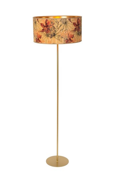 Lucide TANSELLE - Vloerlamp - Ø 40 cm - 1xE27 - Multicolor