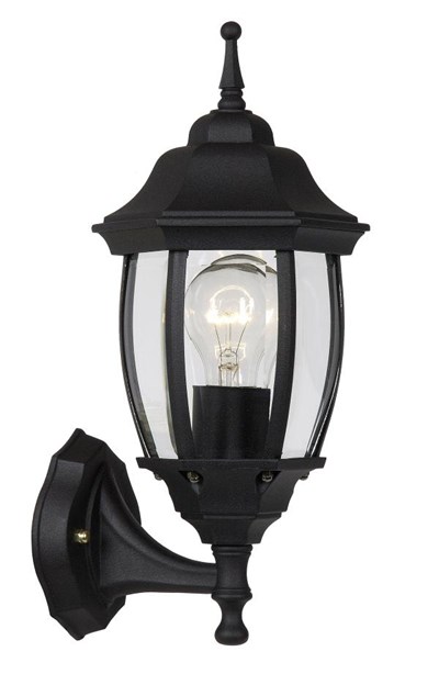 Lucide TIRENO - Wall light Outdoor - 1xE27 - IP44 - Black