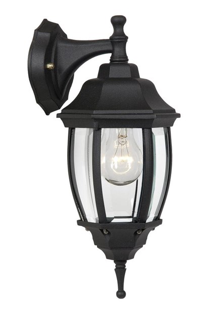 Lucide TIRENO - Wall light Outdoor - 1xE27 - IP44 - Black
