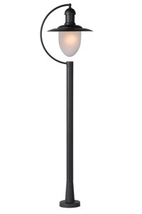 Lucide ARUBA - Lanterne / lampadaire exterieur Extérieur - 1xE27 - IP44 - Noir AAN