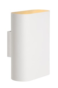 Lucide OVALIS - Lámpara de pared - 2xE14 - Blanco encendido 1