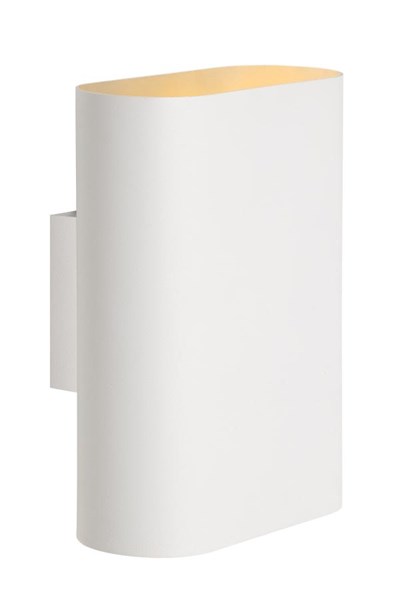 Lucide OVALIS - Lámpara de pared - 2xE14 - Blanco