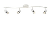 Lucide CARO-LED - Ceiling spotlight - LED - GU10 - 4x5W 2700K - White on 1