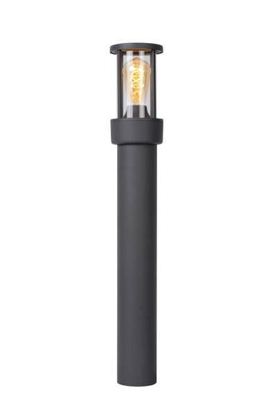 Lucide LORI - Bollard light Outdoor - 1xE27 - IP44 - Anthracite