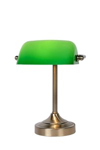 Lucide BANKER - Desk lamp - 1xE14 - Bronze on 3