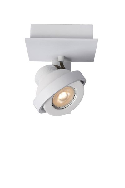 Lucide LANDA - Plafondspot - LED Dim to warm - GU10 - 1x5W 2200K/3000K - Wit