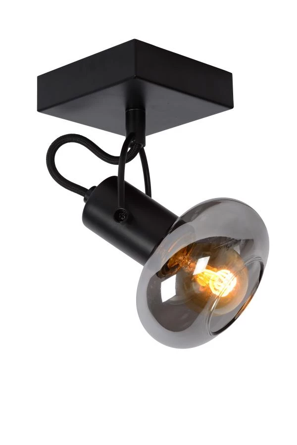 Lucide MADEE - Ceiling spotlight - 1xE14 - Black - on