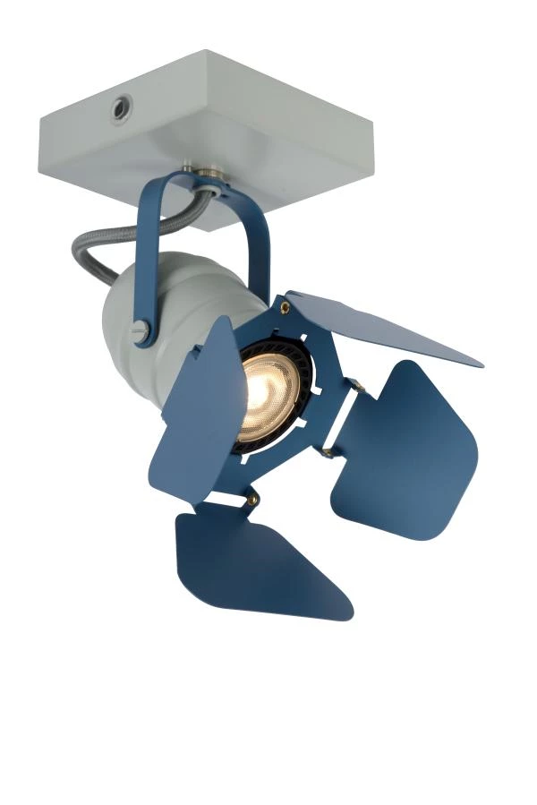 Lucide PICTO - Ceiling spotlight Children - 1xGU10 - Blue - on 5