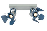 Lucide PICTO - Ceiling spotlight Children - 2xGU10 - Blue on 5