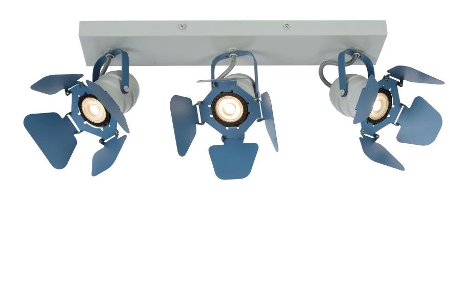 Lucide PICTO - Ceiling spotlight Children - 3xGU10 - Blue - on 5