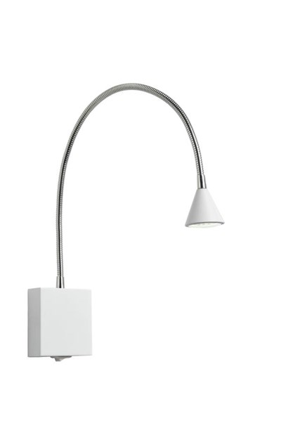 Lucide BUDDY - Lampe de chevet - LED - 1x4W 4000K - Blanc
