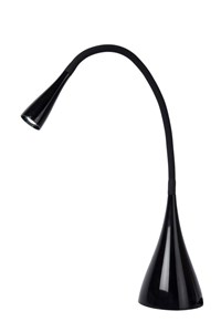 Lucide ZOZY - Schreibtischlampe - LED Dim. - 1x4W 3000K - Schwarz AAN