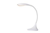 Lucide EMIL - Bureaulamp - LED Dimb. - 1x4,5W 3000K - Wit aan 1